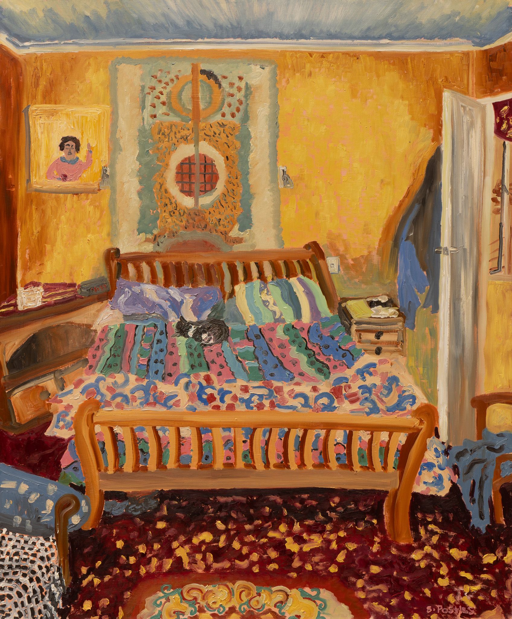 The Diamond Harbour bedroom — Walking into windows, 2024